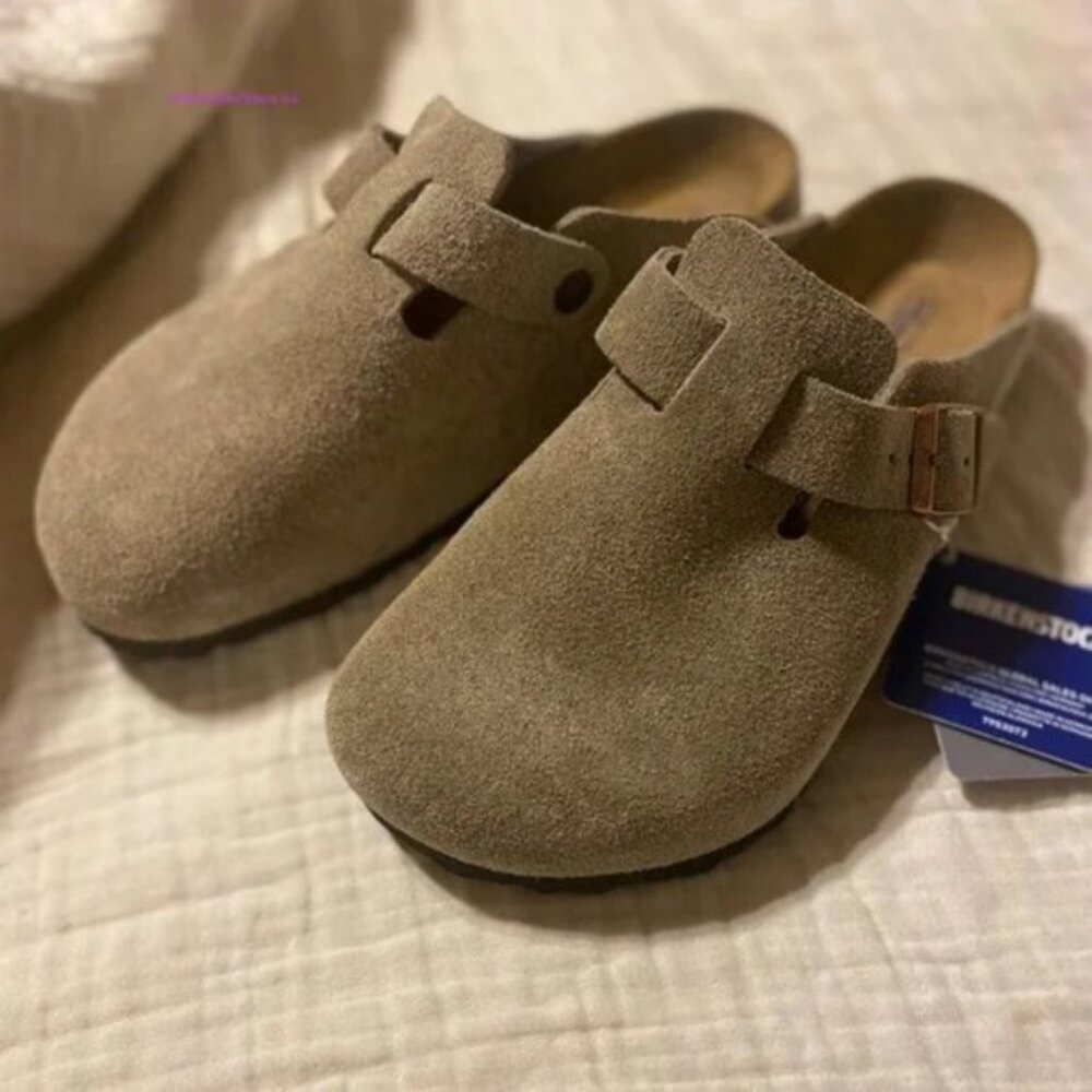 Birkenstock Boston Clog Taupe Women's